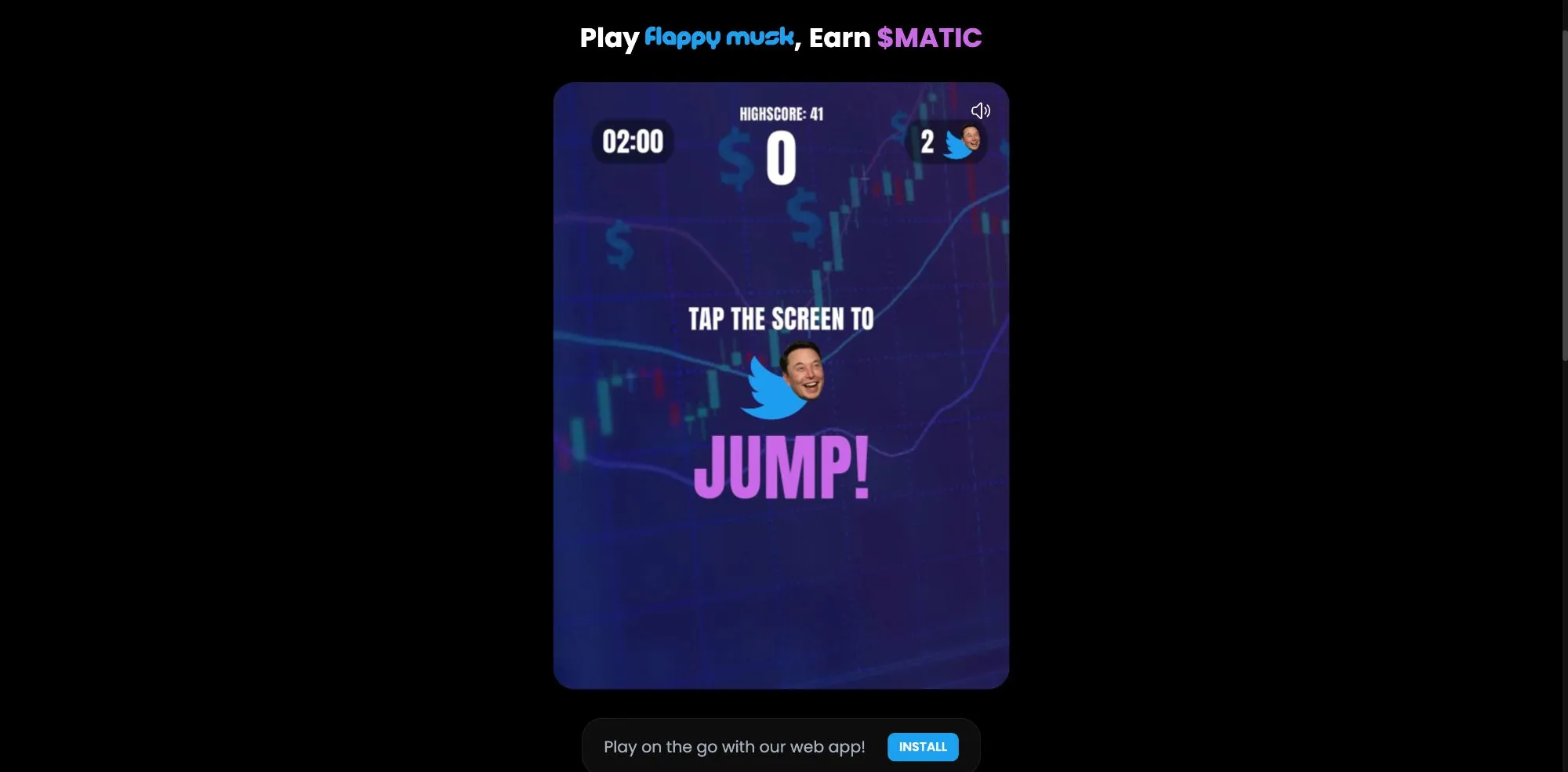 Flappy Musk Screenshot